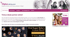 Desktop Screenshot of 50plus-dating.com
