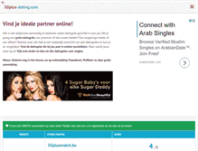 Tablet Screenshot of 50plus-dating.com